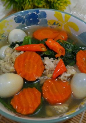 Foto resep Bobor Bayam Tempe Semangit