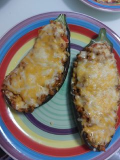 Una foto de Berenjenas rellenas