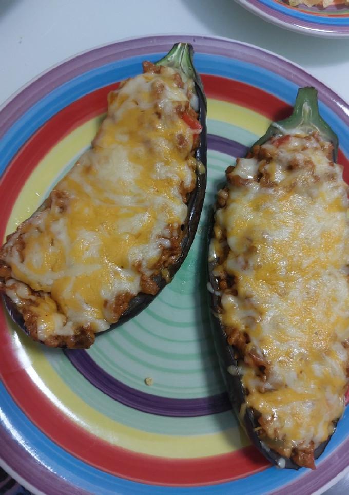Una foto de Berenjenas rellenas