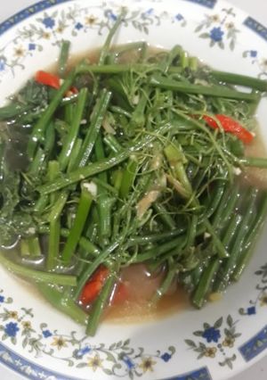 Foto resep Tumis daun pucuk labu siam