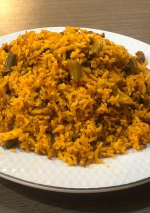 عکسی از دستور لوبیاپلو
