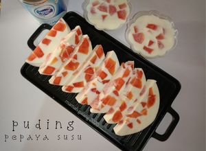 Foto resep Puding pepaya susu