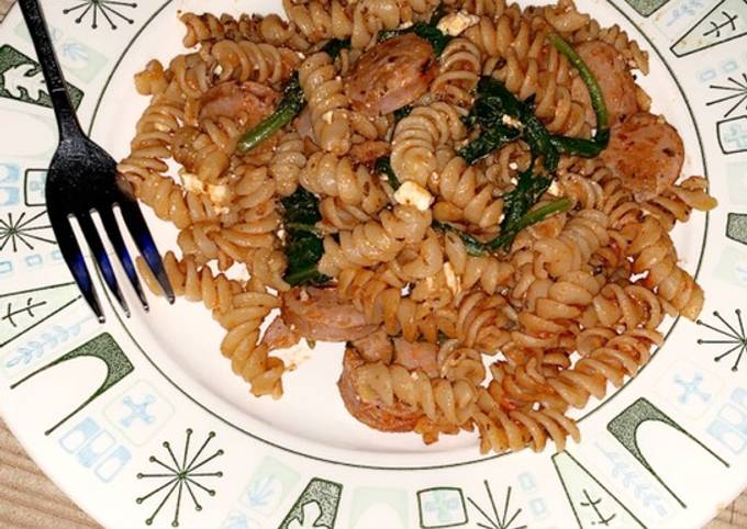 One Pot Greek Pasta