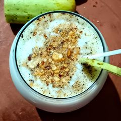 A picture of Almond lassi.
