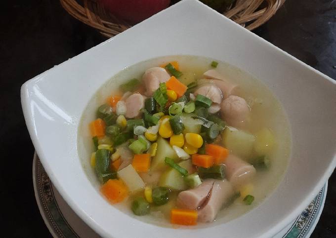 Sup Sosis Sayuran