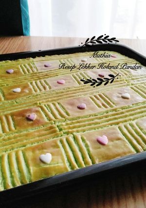 Foto resep Lekker Holland pandan