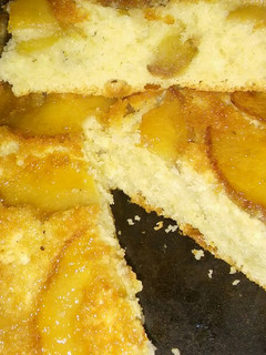 Una foto de Tarta invertida de manzanas