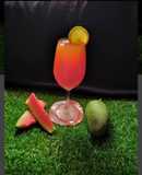 Mango sunset mocktail