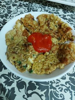 Foto resep Pizza indomie (omellet mie)