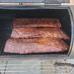 A picture of Smoked ribs.