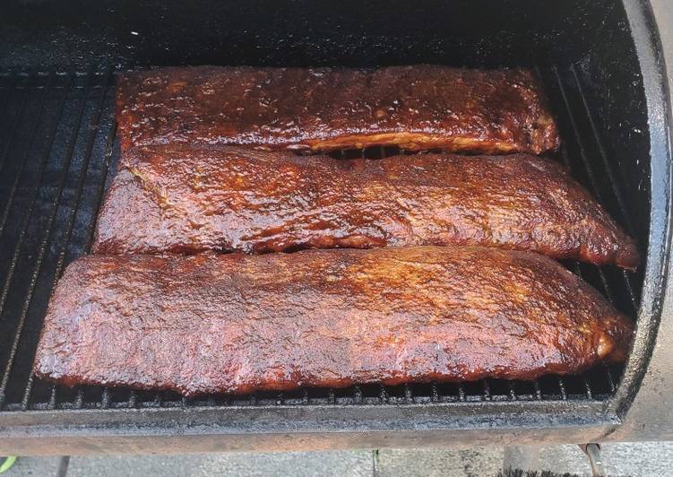 Recipe of Homemade Smoked ribs