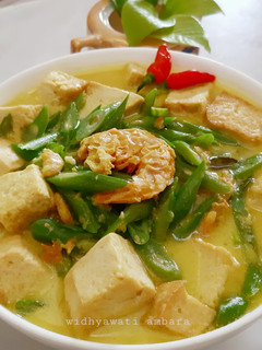 Foto resep Buncis Tahu Kuah Santan