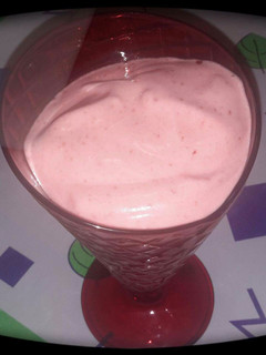 Una foto de Espuma de fresa