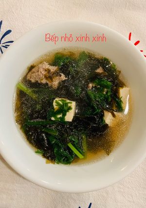 Hình của món Canh rau tần ô.