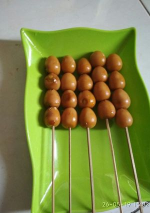 Foto resep Sate telur puyuh