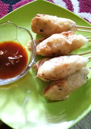 Foto resep Sate Nasi Kepal Sosis
