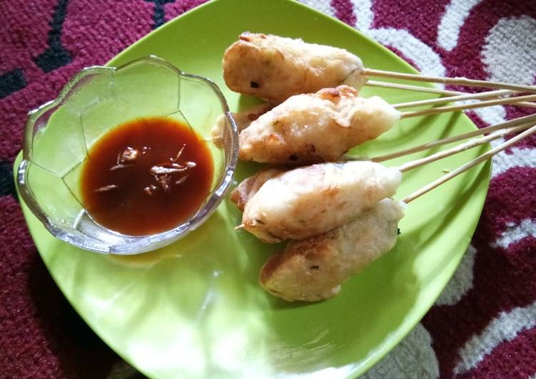 Recipe of Award-winning Sate Nasi Kepal Sosis
