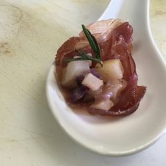 A picture of Roasted Prosciutto Fruit Cups.