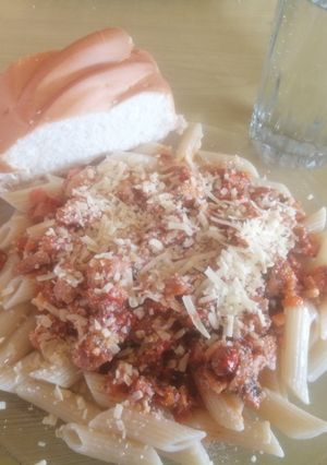 Una foto de Fideos con tuco