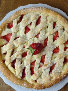 Foto di Crostata crema e fragole