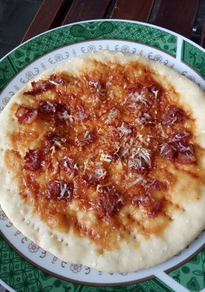Foto resep Pizza BBQ simpel pake panci