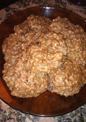 Una foto de Galletas de Avena, Harina Integral, Manzana y Pasas 🥰🍪 - Receta de La Belén