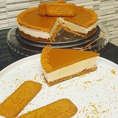 No- Bake Biscoff Cheesecake A picture of No- Bake Biscoff Cheesecake.