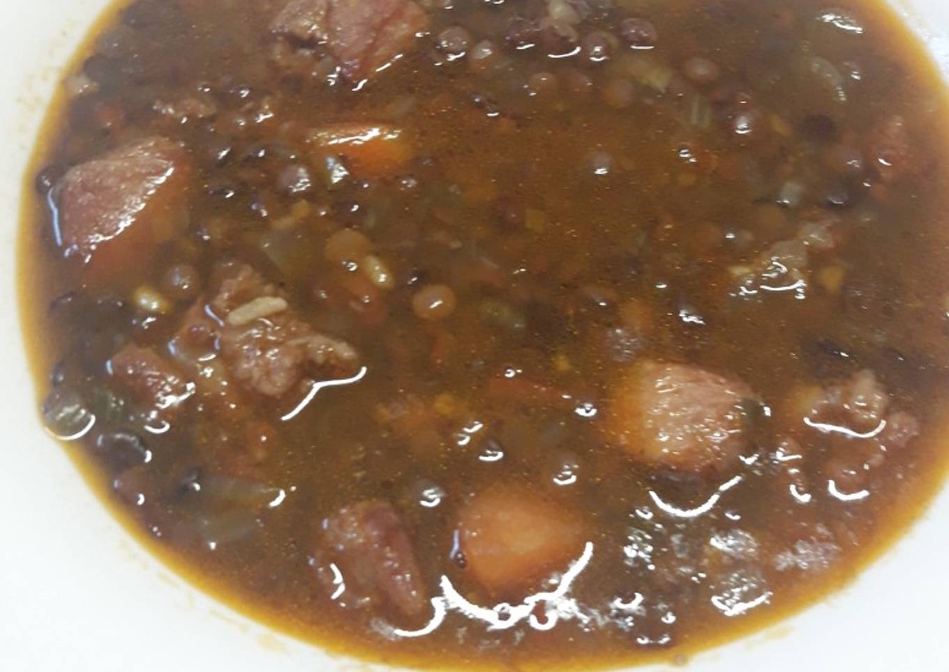 Guiso de lenteja