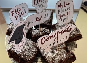 The best fudge brownies ever A picture of The best fudge brownies ever.