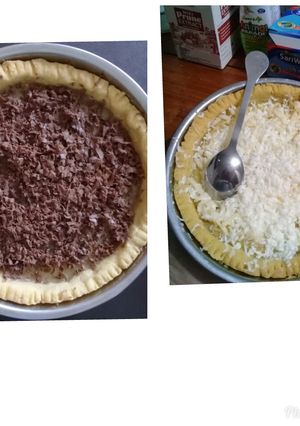 Foto resep Pai coklat simple