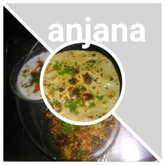 A picture of Tandoori roti on tava.