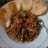Mie goreng udang + bakso