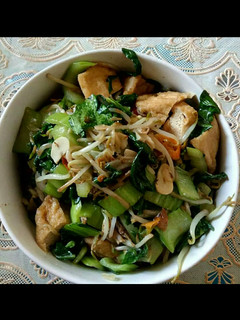 Foto resep Tumis teri tahu pokcoy