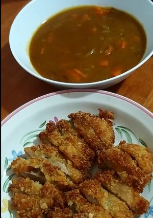 Foto resep Chicken katsu curry