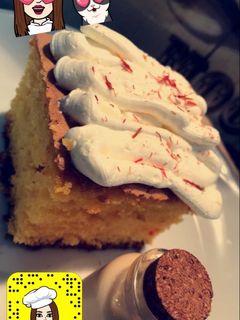 صورة لوصفة 🍰 كيكه الزعفران بطريقه سهله ولذيذة