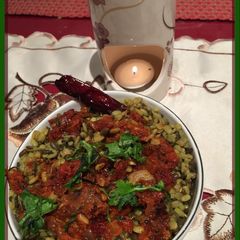 A picture of Amritsari Achari Dal.