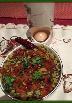 A picture of Amritsari Achari Dal.