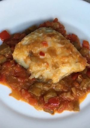 Una foto de Bacallà amb samfaina