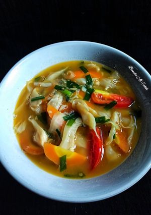 Foto resep Jamur kuah pedas