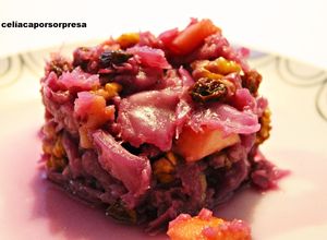 Foto principal de Lombarda con manzana, pasas y nueces (olla exprés)