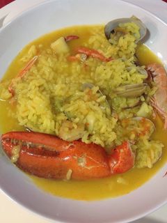 Una foto de Arroz Caldoso Bogavante