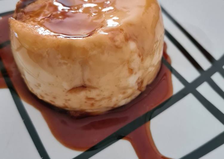 Flan de huevo en 3 minutos