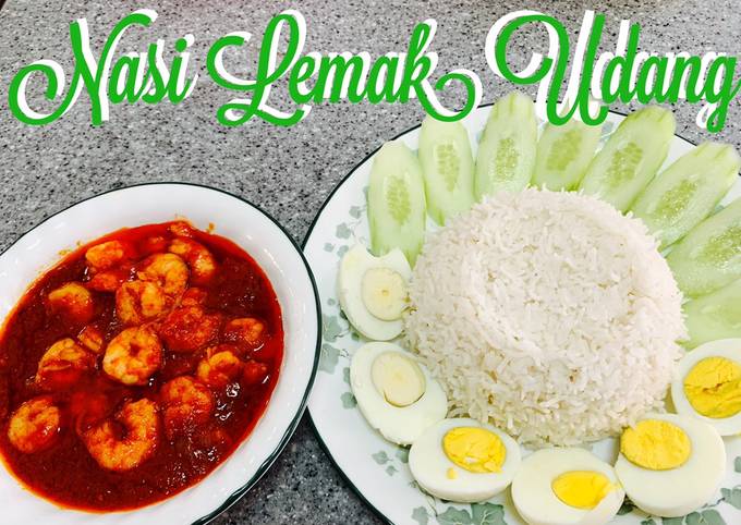 How to Prepare Tasty Nasi Lemak Udang