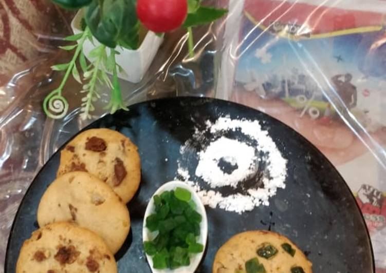 Step-by-Step Guide to Prepare Any-night-of-the-week Choco chip &amp; Tutti frutti Cookies 🍪