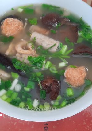 Hình của món Canh miến không nước dùng gà.