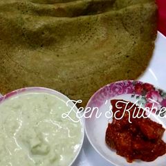 Pesarattu/Green Gram Dosas A picture of Pesarattu/Green Gram Dosas.