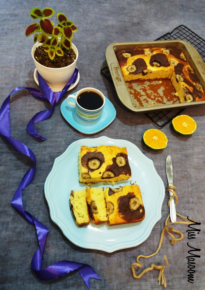 عکسی از دستور کیک موز