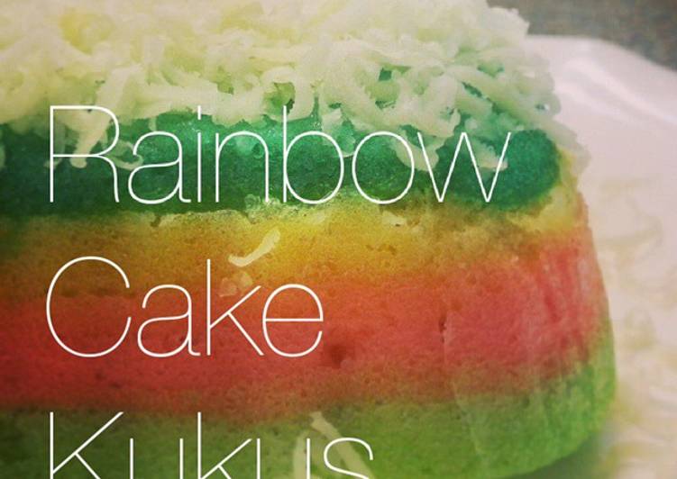 Resep Rainbow Cake Kukus yang Bisa Manjain Lidah