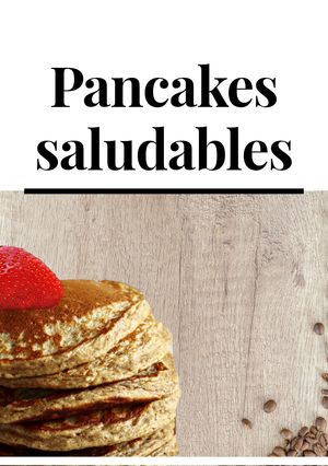Una foto de Pancakes saludables