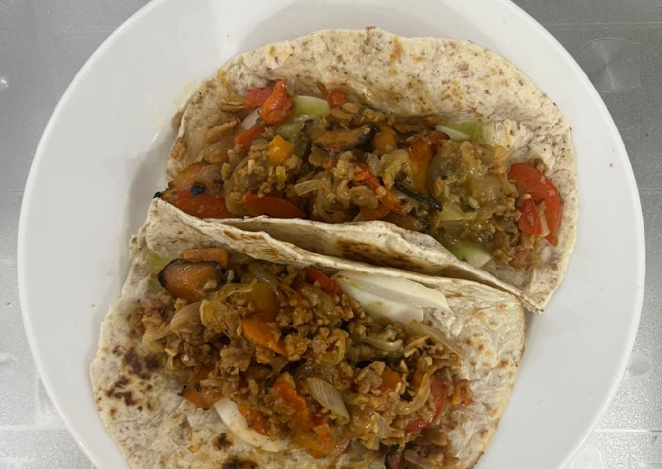 Tacos de no carne veganos